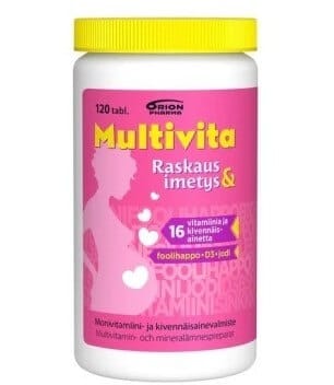 Multivita raskaus ja imetys