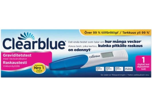 clearblue raskaustesti